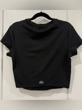 Alosoft Crop Finesse Short Sleeve Tee XS